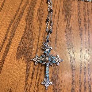 Mariana adjustable cross necklace 16”- 20”